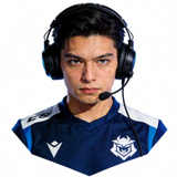 CS2狙击手选手头像，佩戴电竞耳机与战队队服